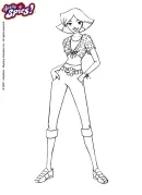Totally Spies kleurplaat 20